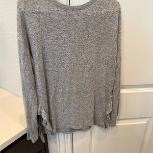 LC Lauren Conrad Light Gray Crew Neck Sweater